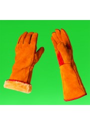 Краги спилковые РУССКИЕ ЛЬВЫ® меховые