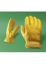 Перчатки кожаные РУССКИЕ ЛЬВЫ®, утепленные